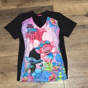 Trolls scrub‎ top XS